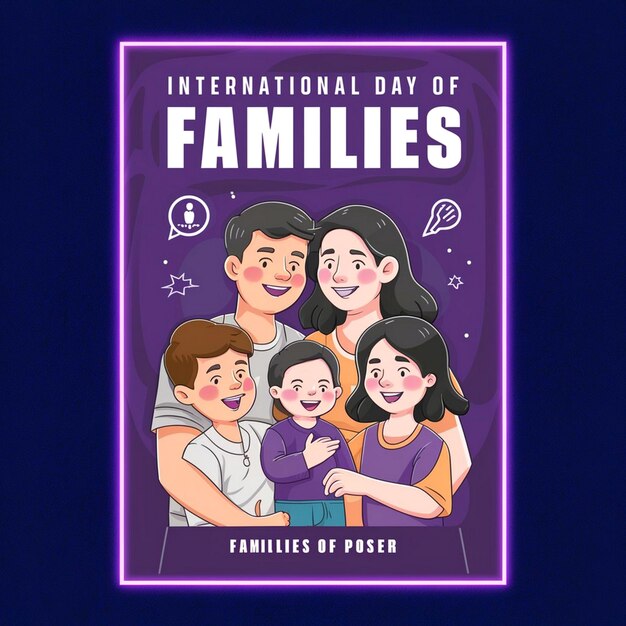 Premium Photo International Day Of Families Poster Design