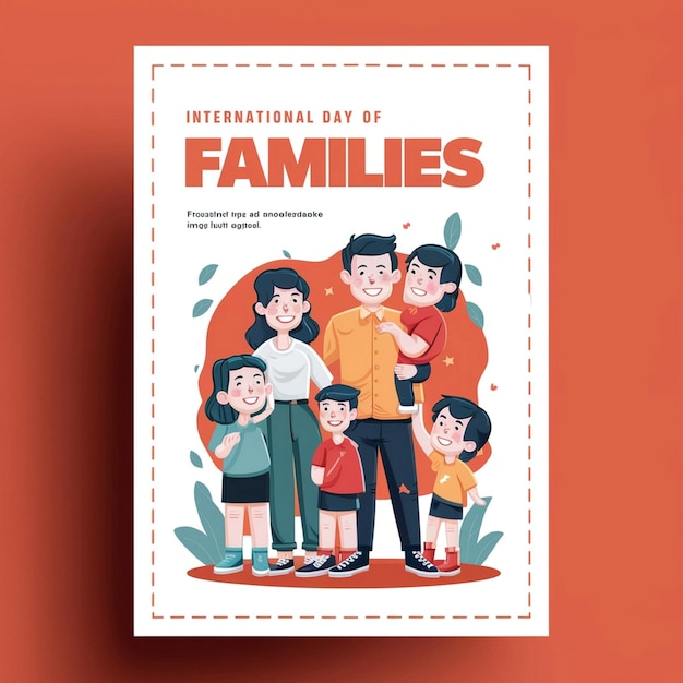 International Day Of Families Poster Design