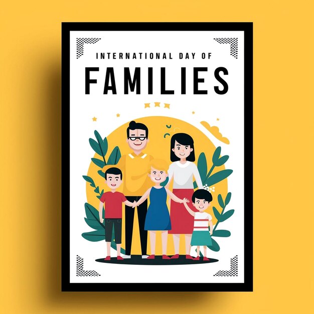 Premium Photo International Day Of Families Poster Design