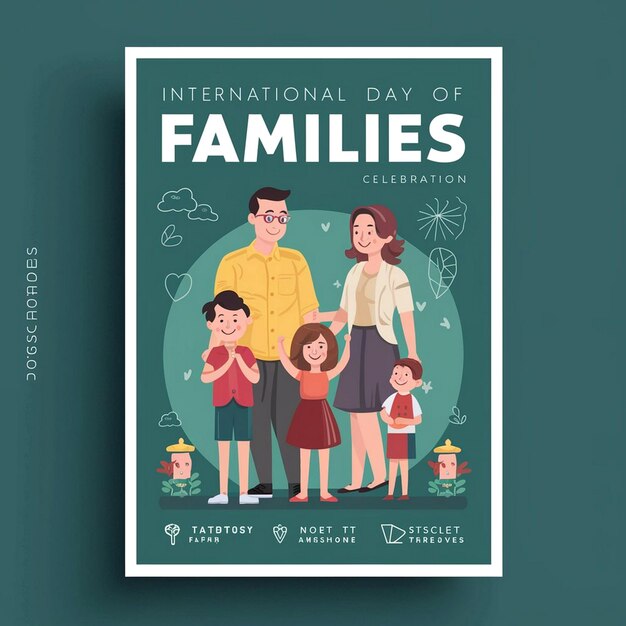 International Day Of Families Poster Design