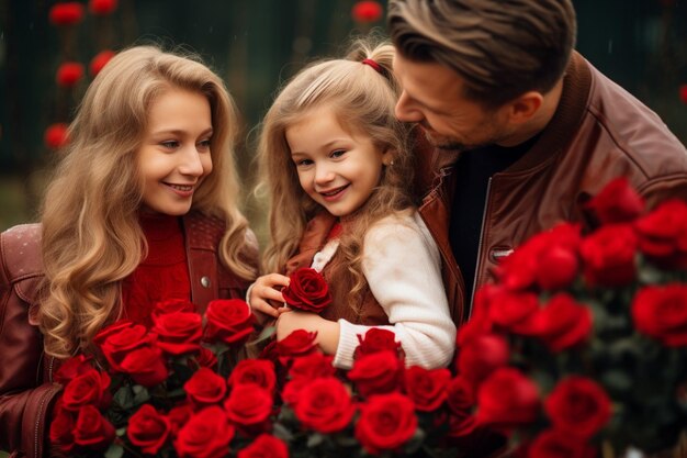 Foto giornata internazionale delle famiglie con genitori e figli