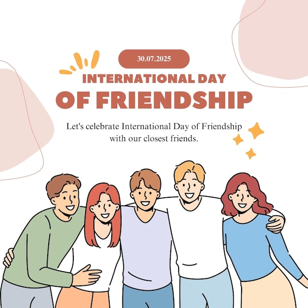 International Day of Friendship Poster Template