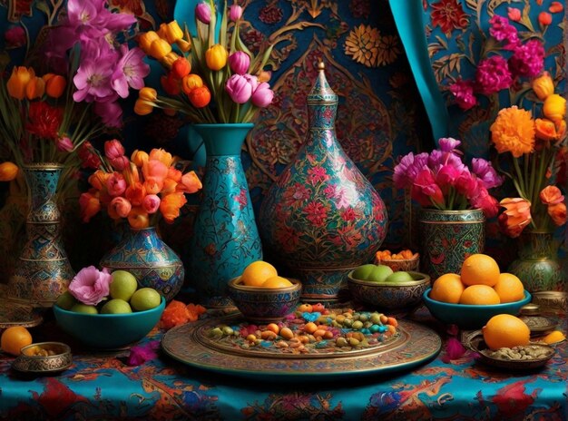 Photo international day of nowruz ai generated