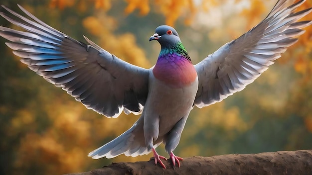 International day of peace or world peace day symbol of peace pigeon