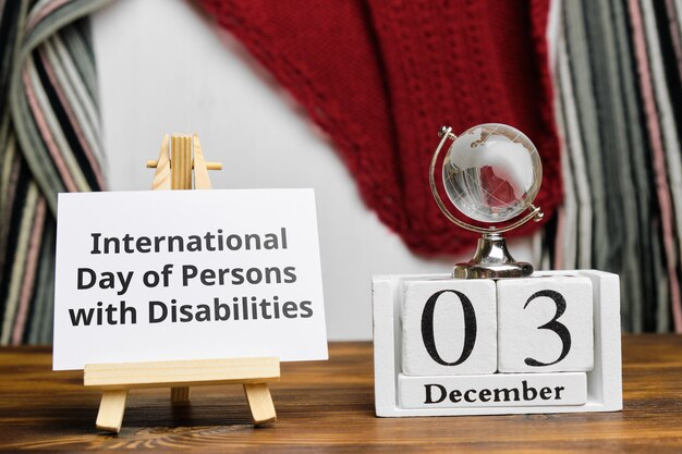 International Day of Persons with Disabilities in December