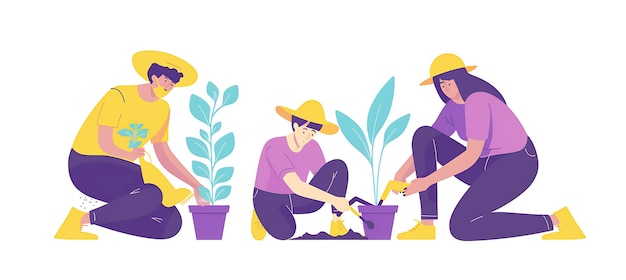 Photo international day of plant health vibrant vector illustration