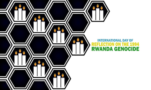 Photo international day of reflection on the 1994 rwanda genocide background