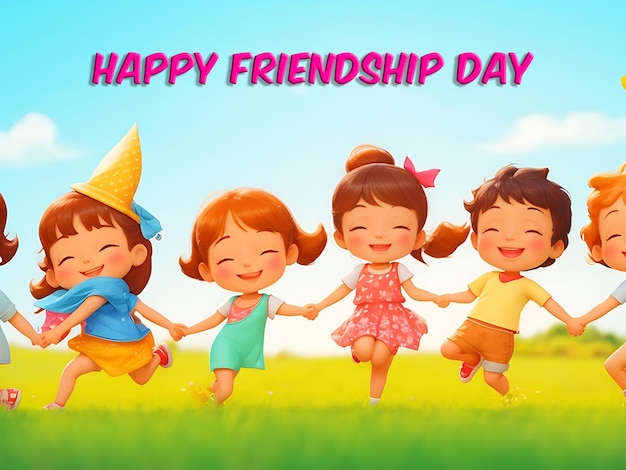 International friendship day background