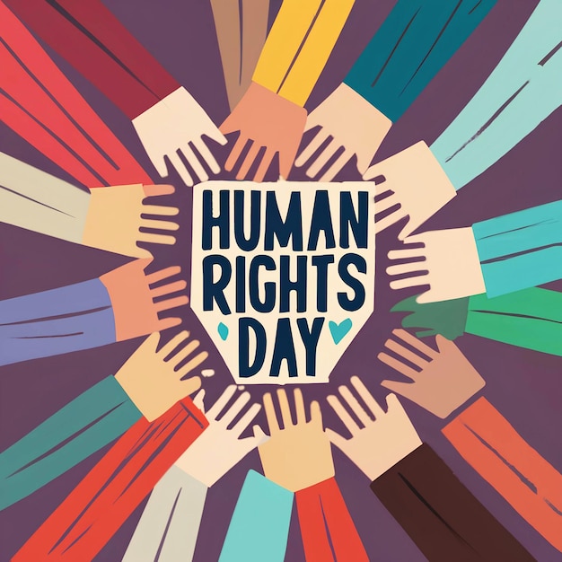 Photo international human rights day ai genarated image