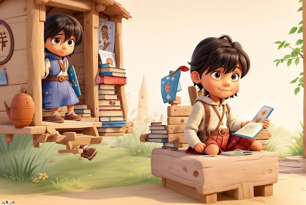 International Literacy Day A heartening depiction of a child in a remote village