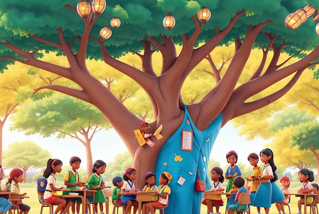 International Literacy Day An inspiring image portraying educators from diverse backgrounds