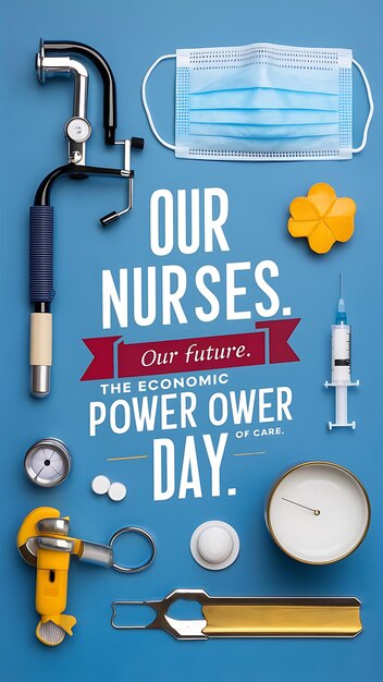 Photo international nurses day abstract vector illustration design