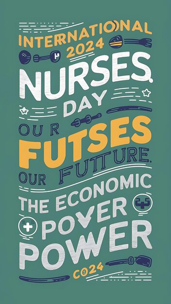 Photo international nurses day abstract vector illustration design