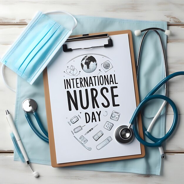 International Nurses Day vector Illustration