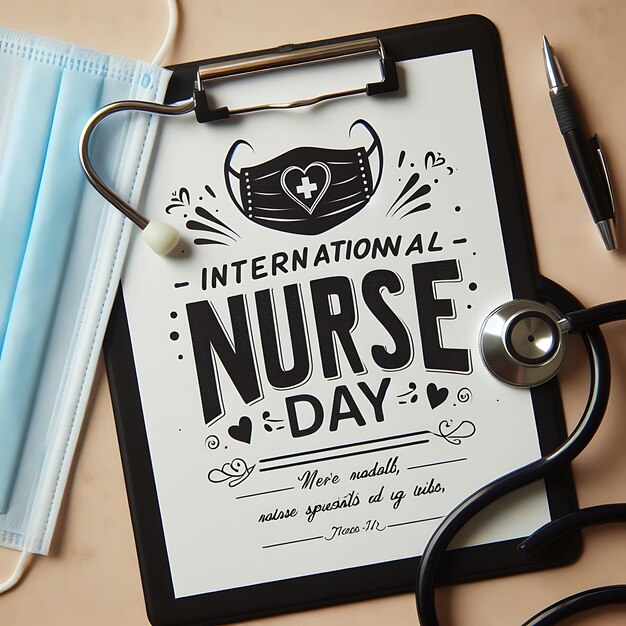 International Nurses Day vector Illustration