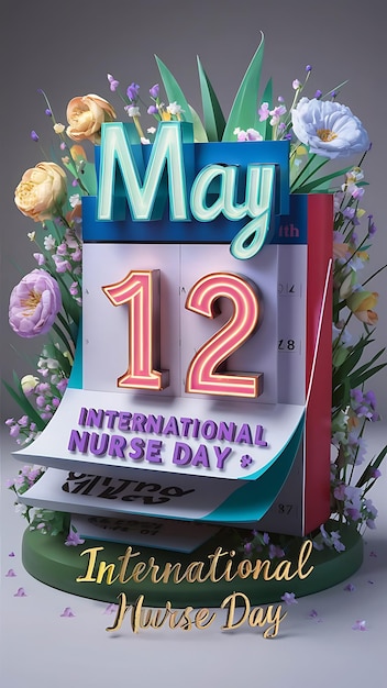 Photo international nurses day vector illustration