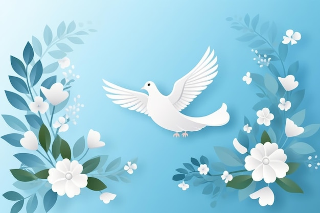 international peace day concept illustration