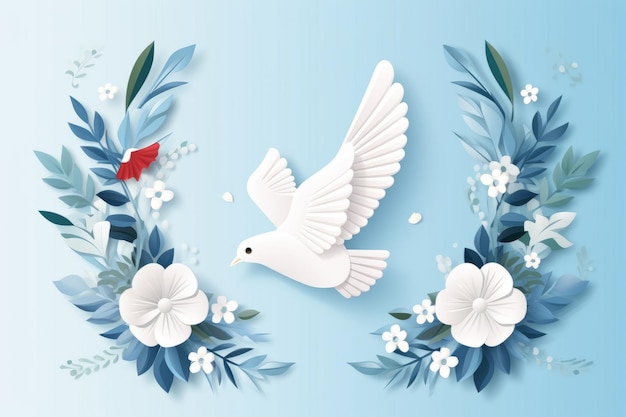 Photo international peace day concept illustration