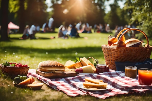 Foto giornata internazionale del picnic