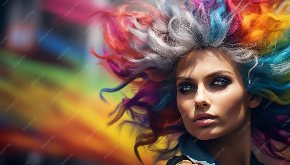 Premium AI Image International pride day celebration portrait photography