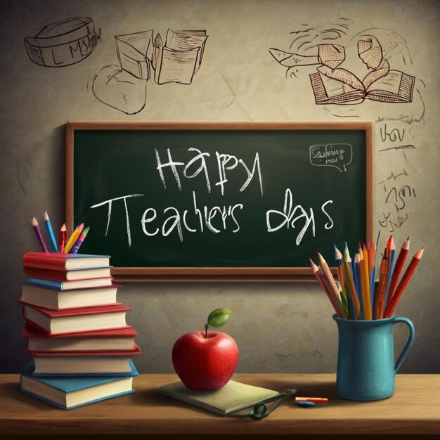 International Teachers Day Illustration