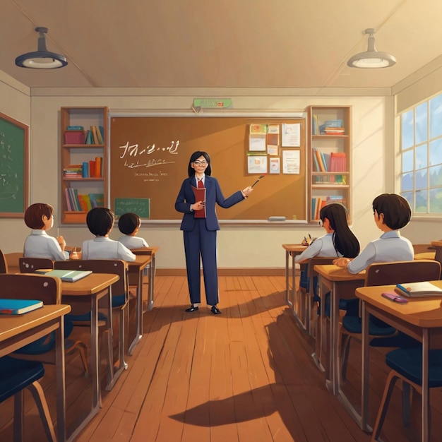 Иллюстрация к Международному дню учителей