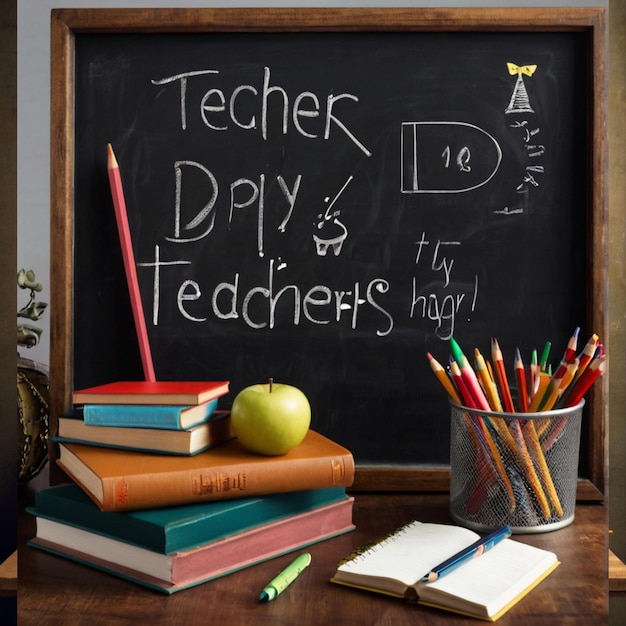 International Teachers Day Illustration