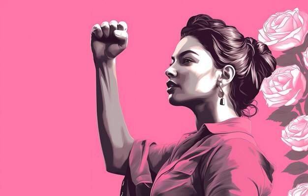 International Women's Day Celebration Empowering Women Globally Vector Graphic illutration