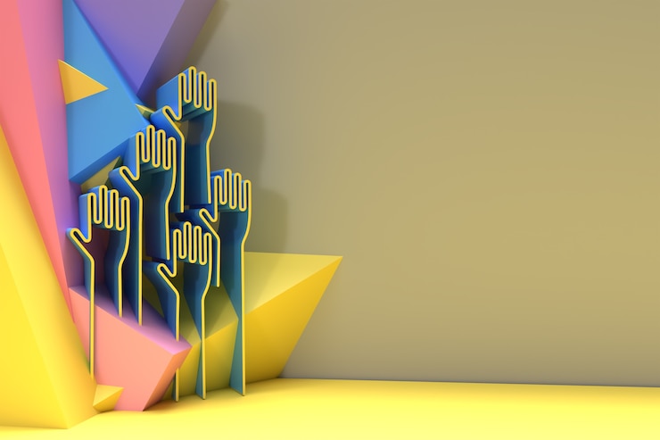 फोटो international youth day, 12 august, 3d render illustration design.