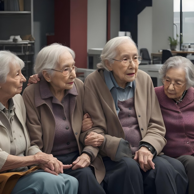 Internationale dag van de ouderen Ai gegenereerd