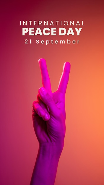 Internationale dag van de vrede Wereldvrededag 21 september
