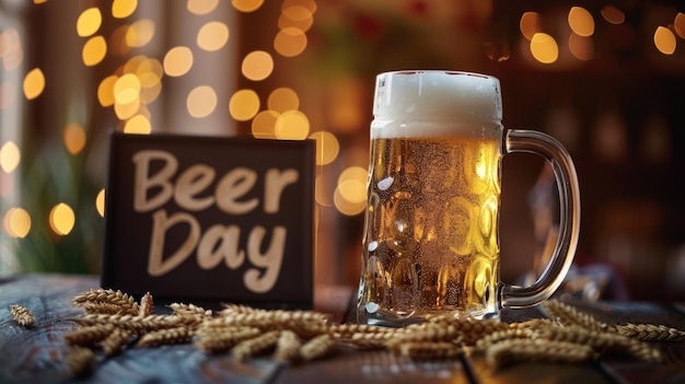 Internationale dag van het bier vieren