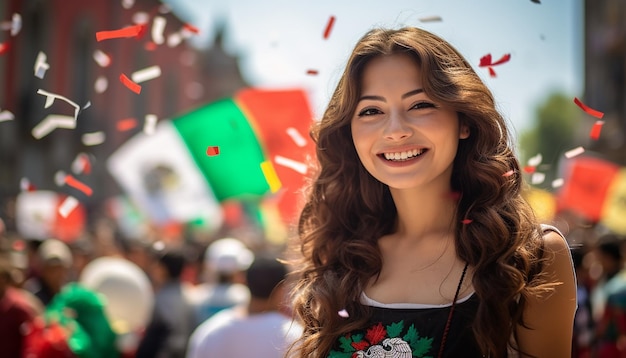 Internationale Dag van Mexico gelukkig en viering portretfotografie Nationale feestdag th