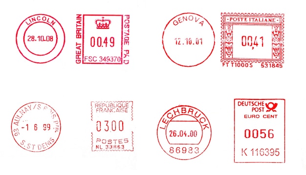 Internationale frankeermachines geïsoleerd