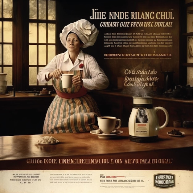 internationale koffie dag poster advertenties