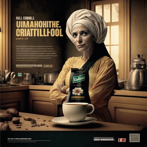 internationale koffie dag poster advertenties