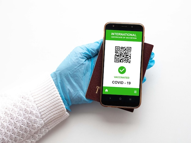 Internationale QR-code van vaccinatie