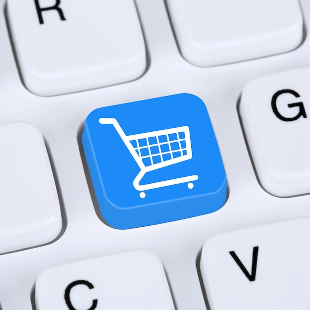 Internet concept online winkelen bestelling e-commerce internetwinkel