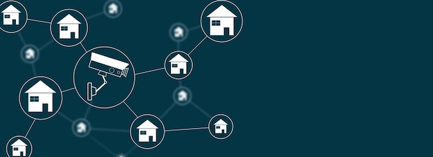 Internet of things-technologie van domoticasysteem