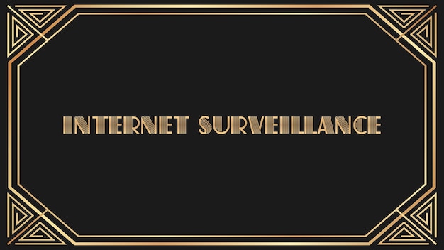 Internet Surveillance Jazz Gouden Tekst