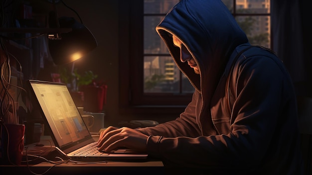 internet thief lurking