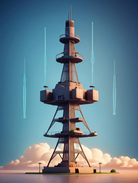 Photo internet tower