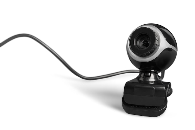 Internet webcam geïsoleerde online computer accessoire videocamera