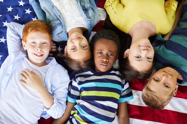 Photo interracial american children