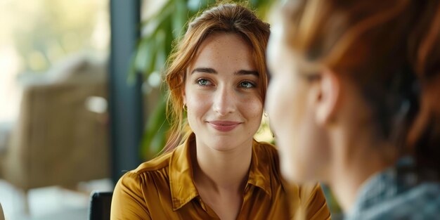 Interview met een vrouw