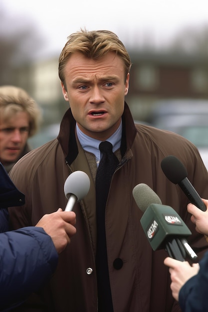 Photo interviewing citizens tv reporters assessing election sentiments