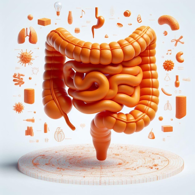 Photo intestine model