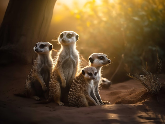 An Intimate Glimpse into the World of Meerkats