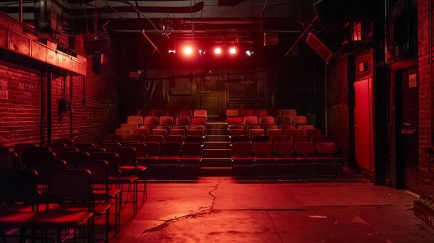 Photo intimate offbroadway theater
