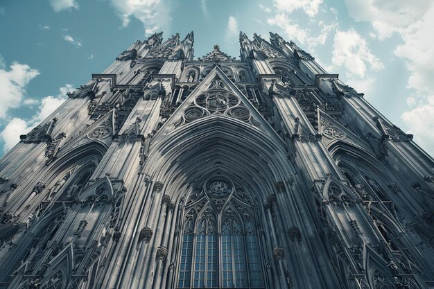 The intricate architecture of a historic cathedral